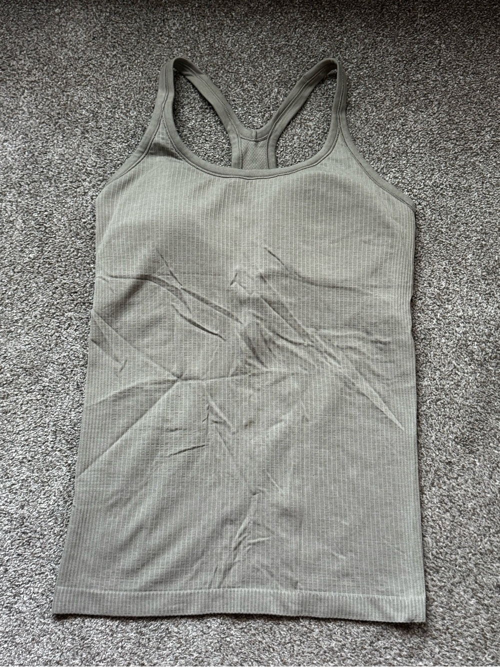 Ebb to street Ribbed lululemon Tank Top - warm ash grey